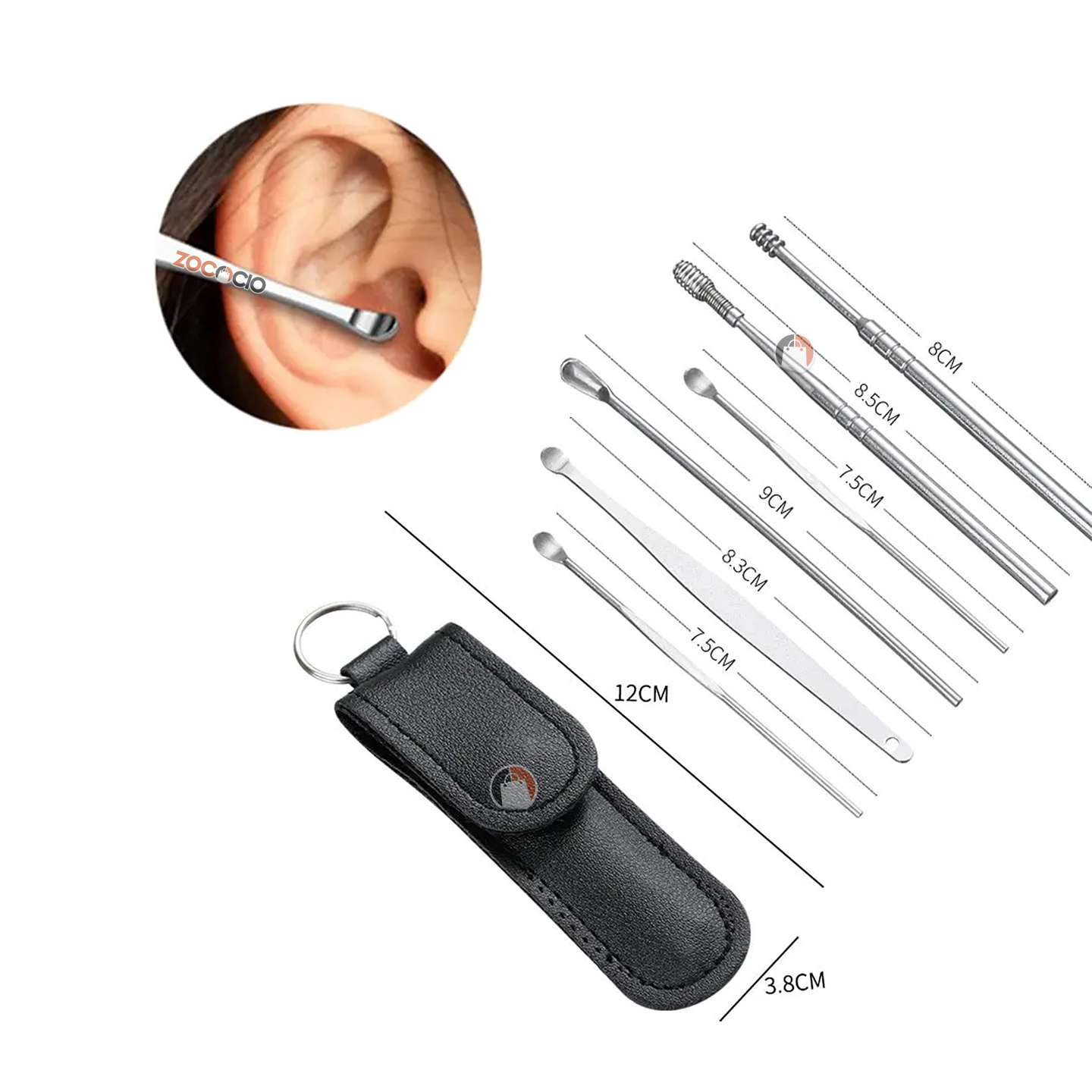 Miniatura 3 de Set Limpiador De Oídos X6 Piezas Higiene